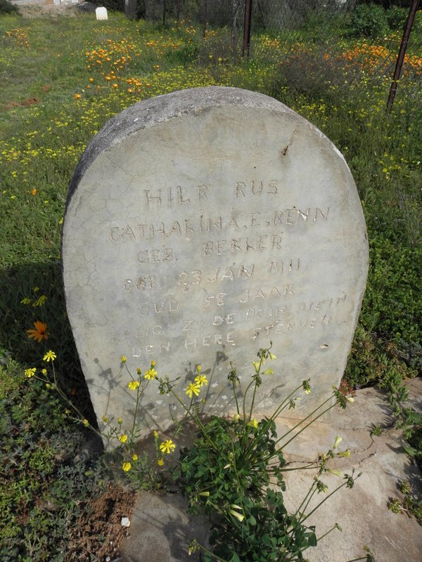 BENN Catharina E. nee BEKKER -1911