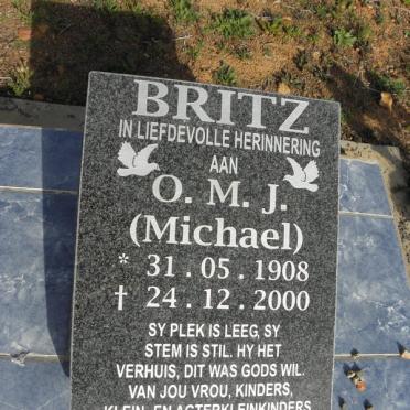 BRITZ O.M.J. 1908-2000