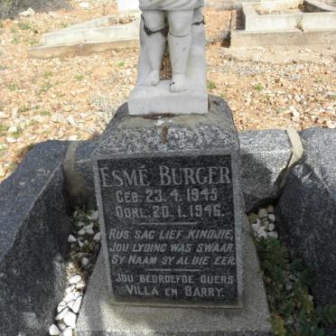 BURGER Esme 1945-1946