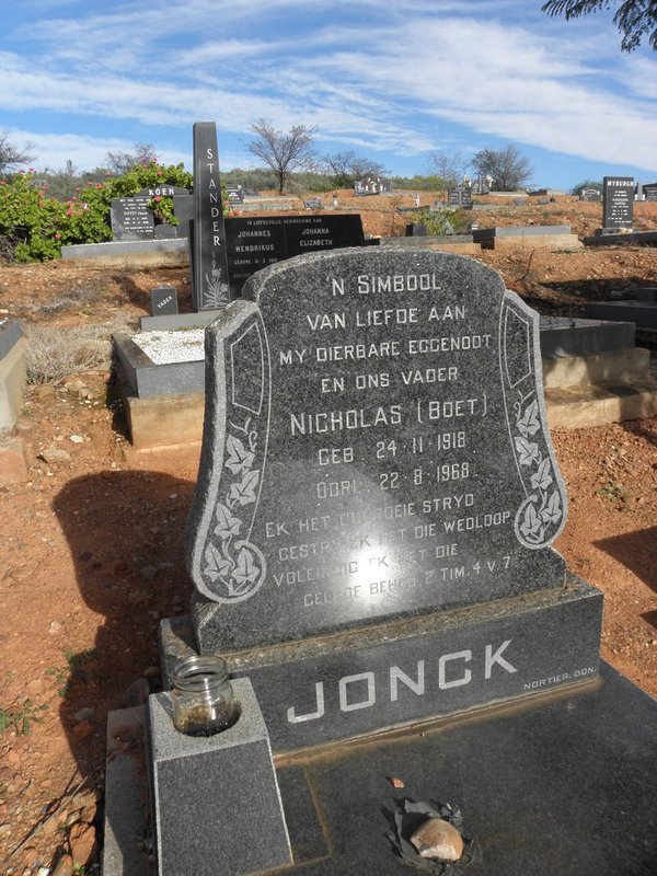 JONCK Nicholas 1918-1968