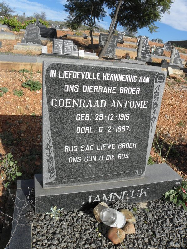 JAMNECK Coenraad Antonie 1915-1997