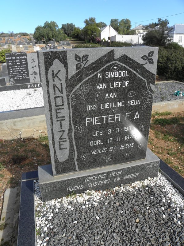 KNOETZE Pieter F.A. 1939-1976