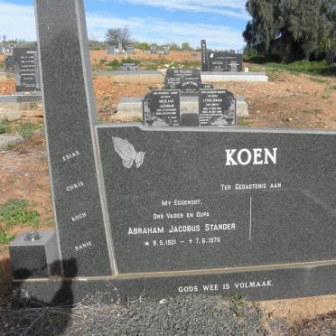 KOEN Abraham Jacobus Stander 1921-1976