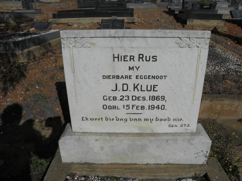 KLUE J.D. 1869-1940