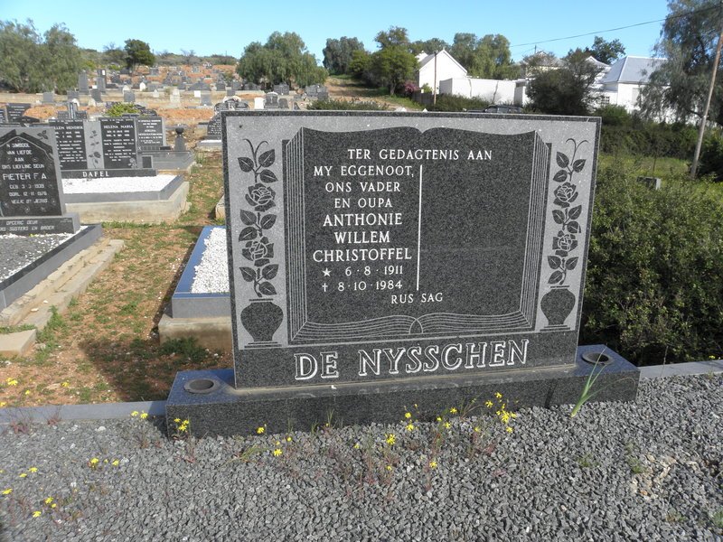 NYSSCHEN Anthonie Willem Christoffel, de 1911-1984