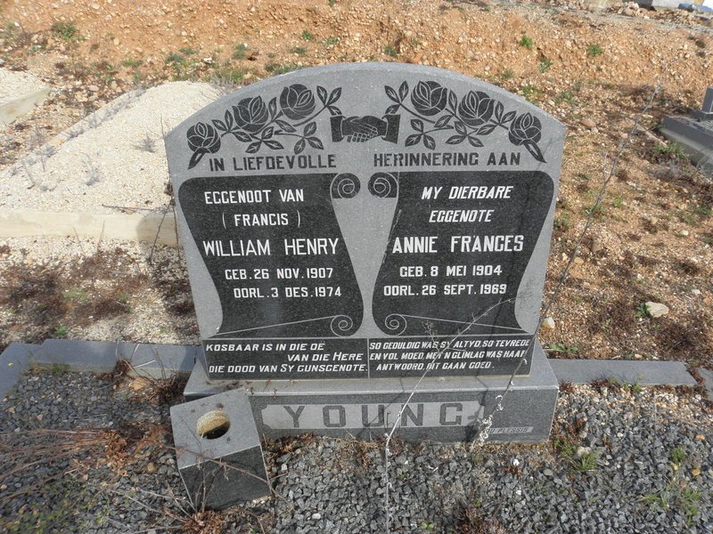 YOUNG William Henry 1907-1974 &amp; Annie Frances 1904-1969