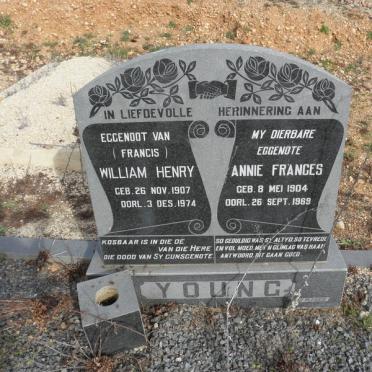 YOUNG William Henry 1907-1974 &amp; Annie Frances 1904-1969