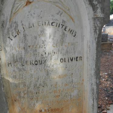 ROUX M.S., le nee OLIVIER 1869-1893