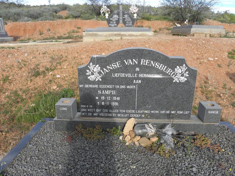 RENSBURG Sampie, Janse van 1941-1991