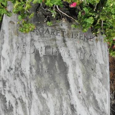 REDELINGHUYS Margaret Irene 1953-1988
