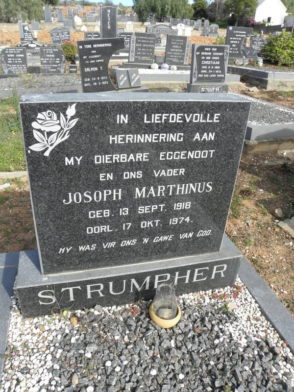 STRUMPHER Josoph Marthinus 1918-1974