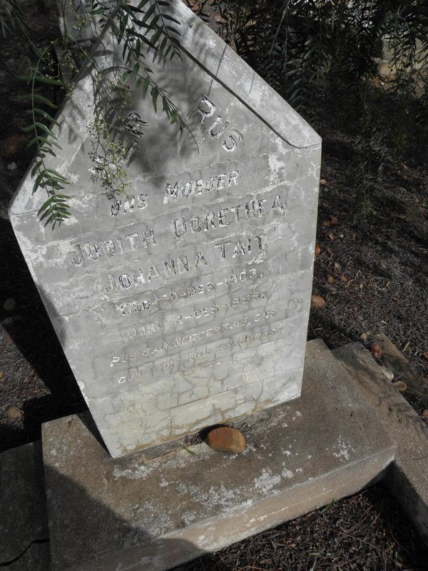 TAIT Judith Dorethea Johanna 1903-1955