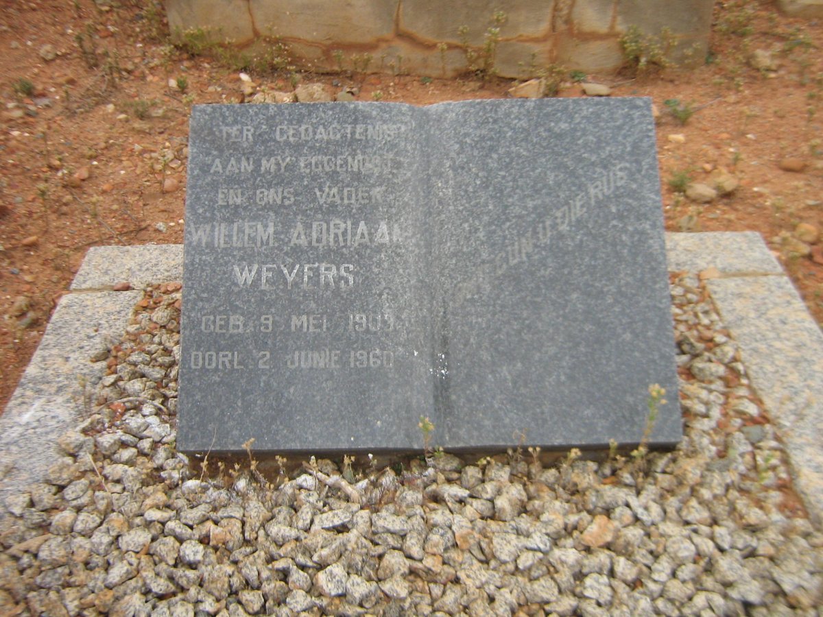 WEYERS Willem Adriaan 1903-1960