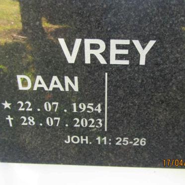 VREY Daan 1954-2023