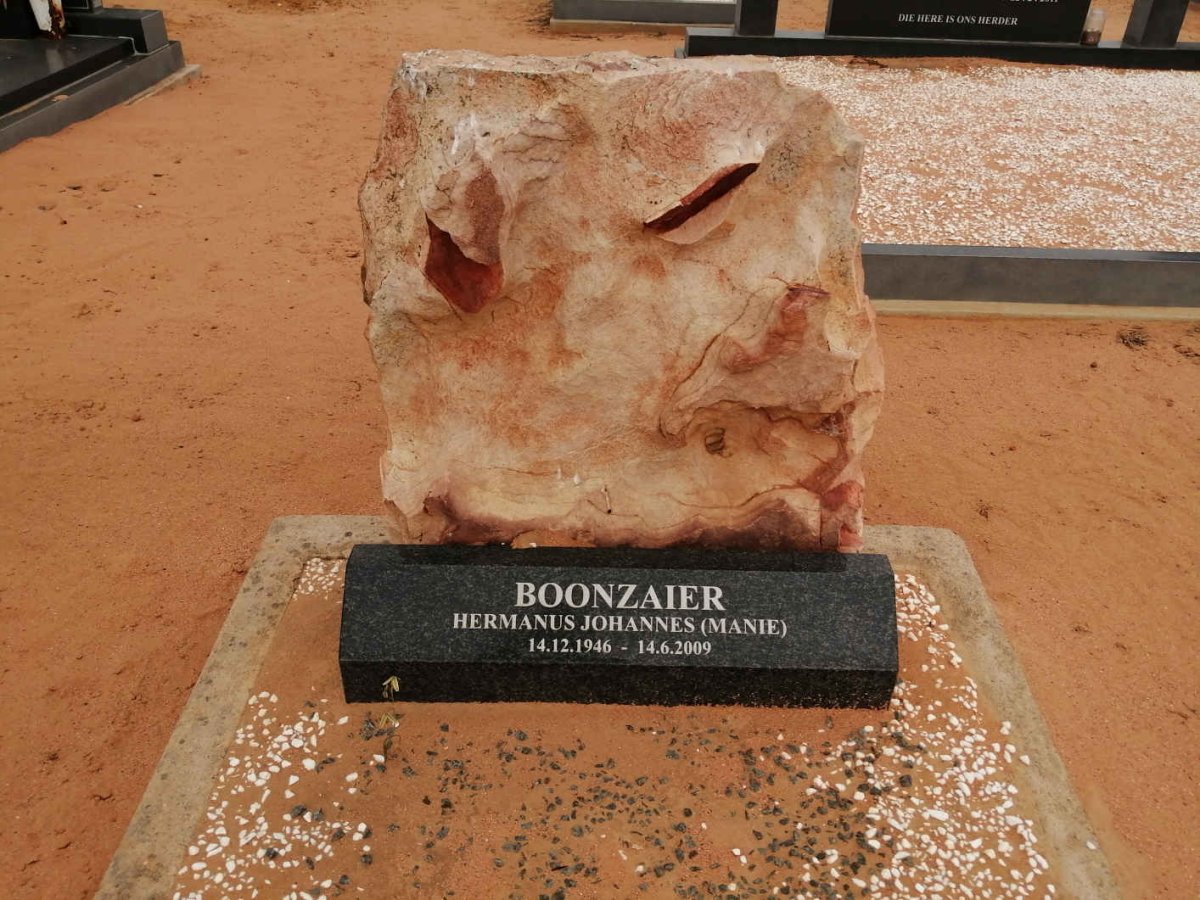 BOONZAIER Hermanus Johannes 1946-2009