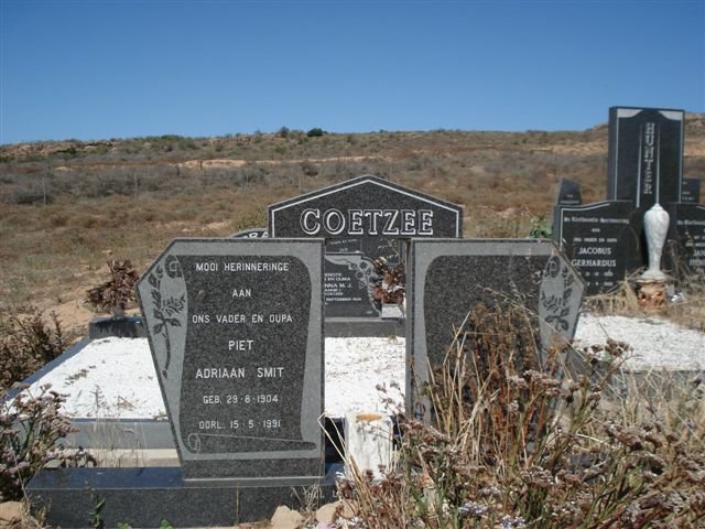 COETZEE Piet Adriaan Smit 1904-1991 &amp; Jacoba ?. H. HANEKOM 1917-2005