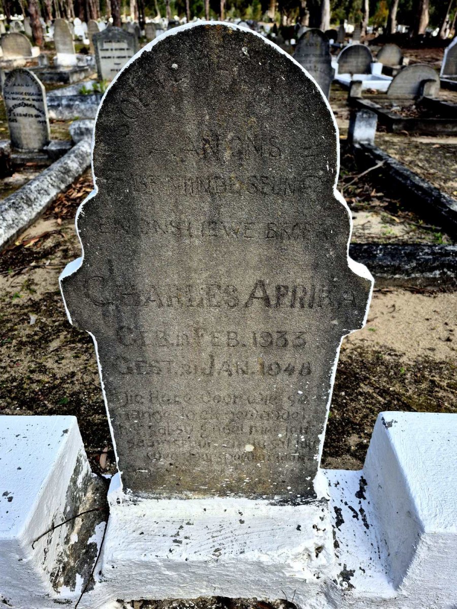 AFRIKA Charles 1933-1948
