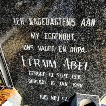 ABEL Efraim 1916-1998