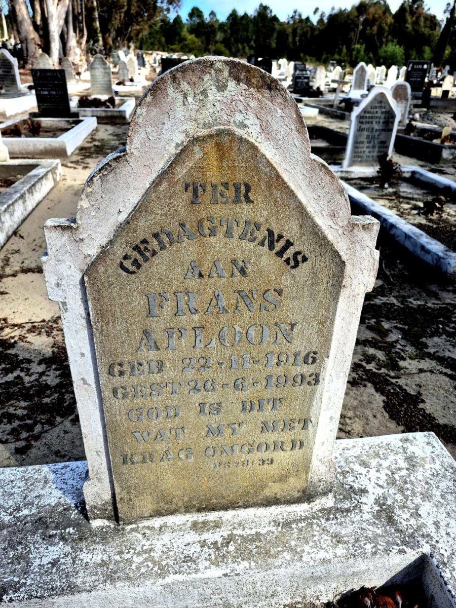 APLOON Frans 1916-1993