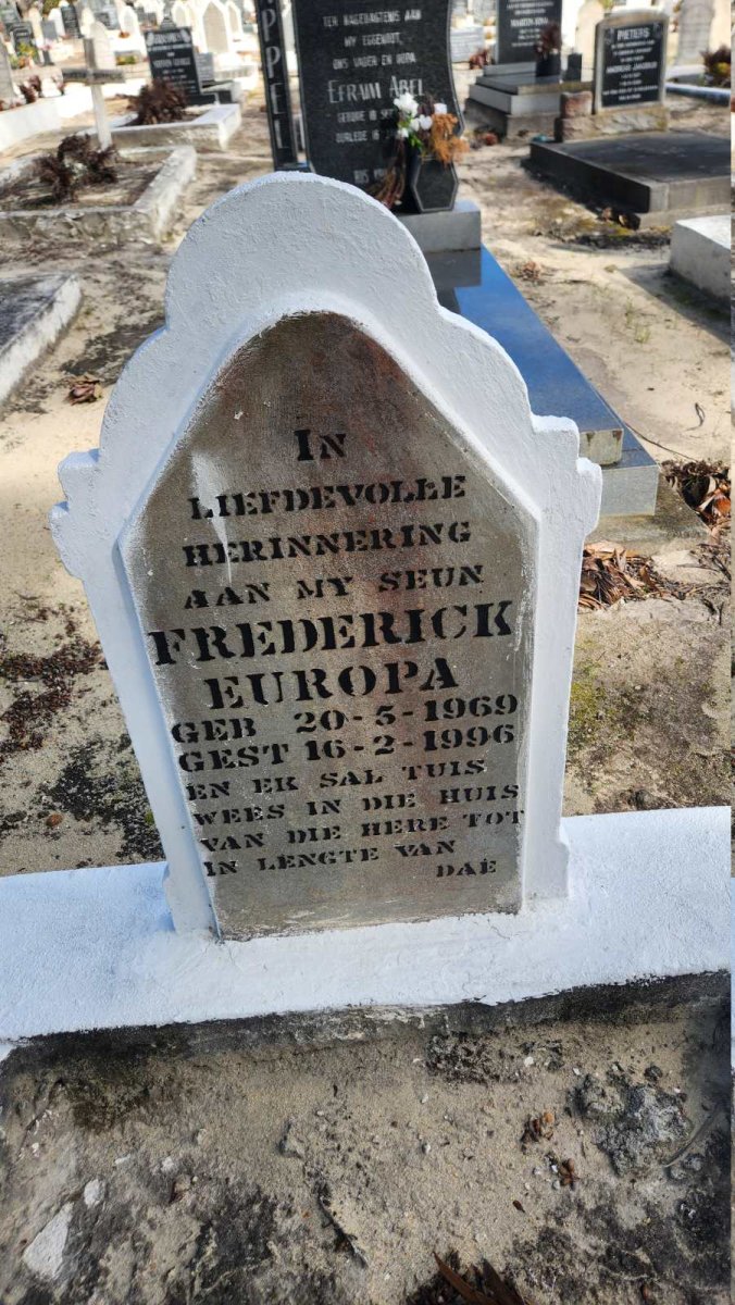 EUROPA Frederick 1969-1996