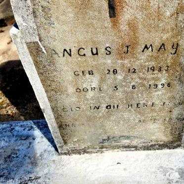 MAY Angus J. 1933-1996