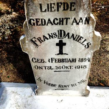 DANIELS Frans 1894-1918