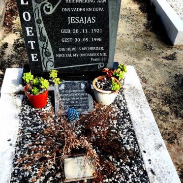 CLOETE Jesajas 1921-1998 :: CLOETE Melvin Andre 1954-2018