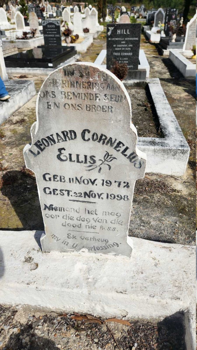 ELLIS Leonard Cornelius 1972-1998
