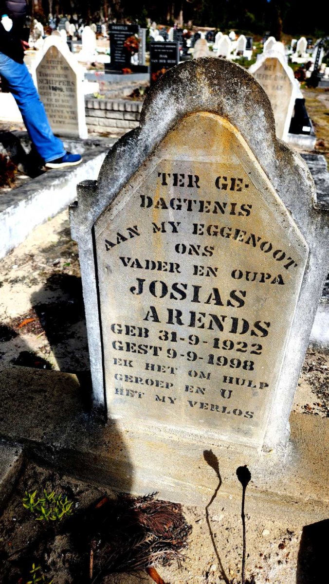 ARENDS Josias 1922-1998