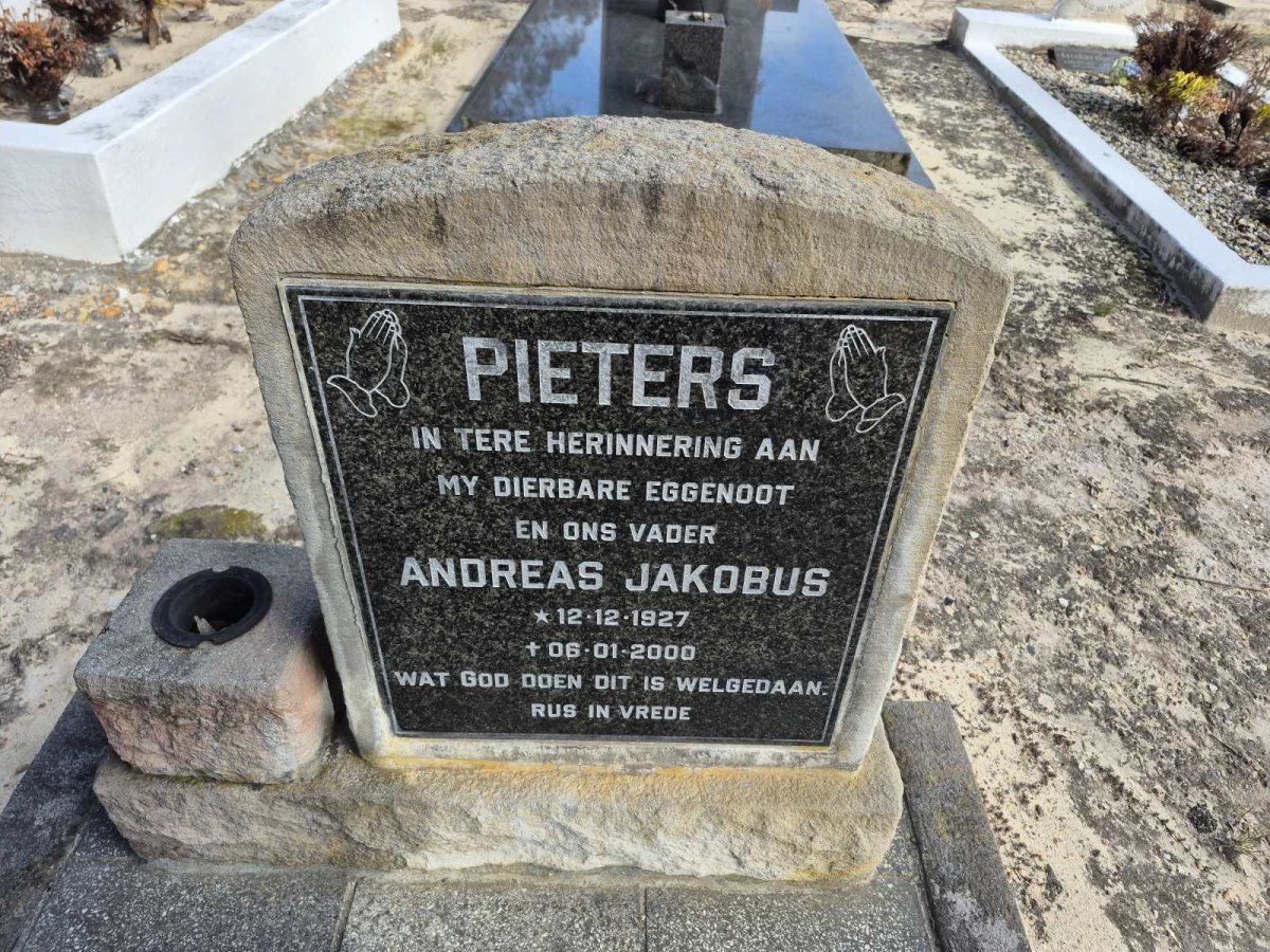 PIETERS Andreas Jakobus 1927-2000