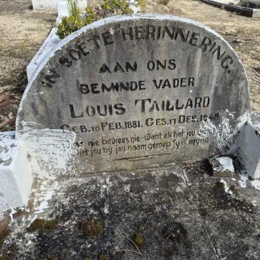 TAILLARD Louis 1881-1948