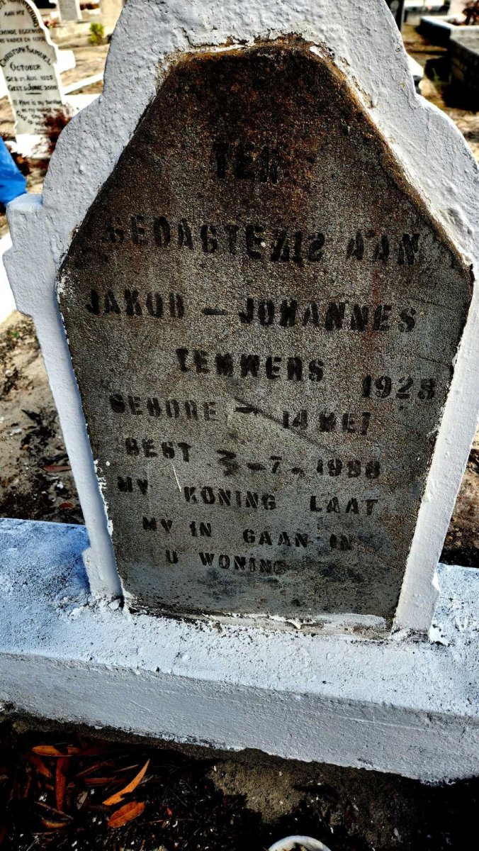 TEMMERS Jakob - Johannes 1928-1988