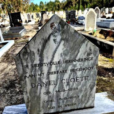 CLOETE Daniel 1896-1993