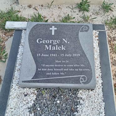 MALEK George N. 1941-2019