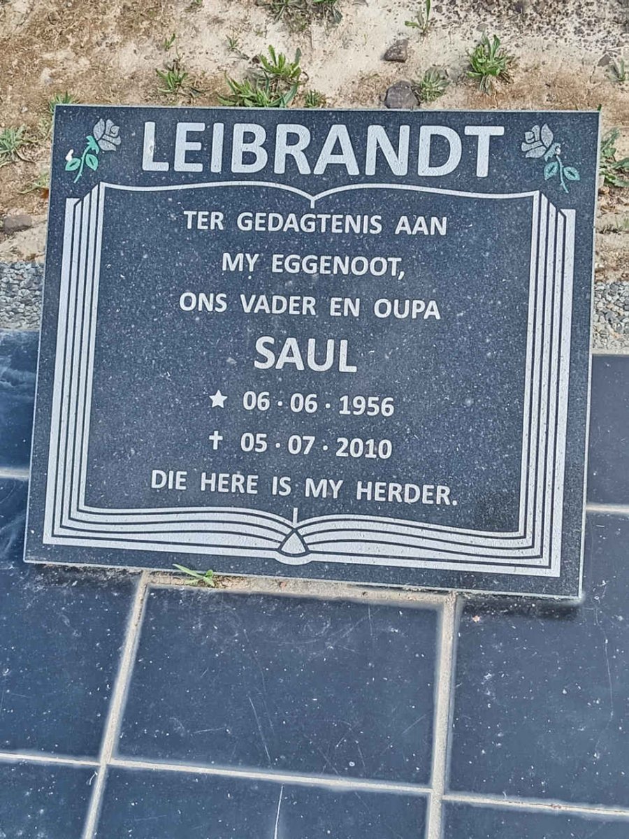 LEIBRANDT Saul 1956-2010