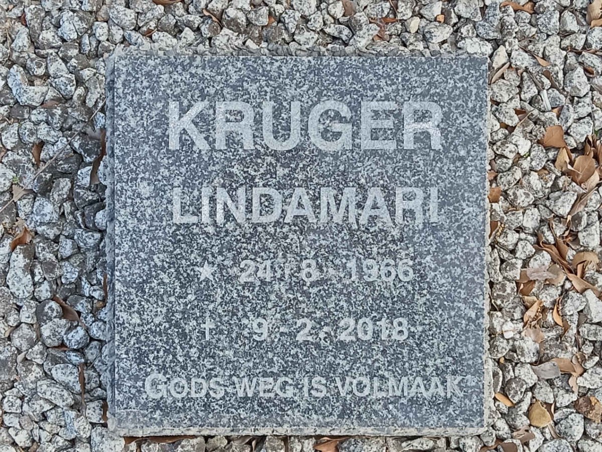 KRUGER Lindamari 1966-2018