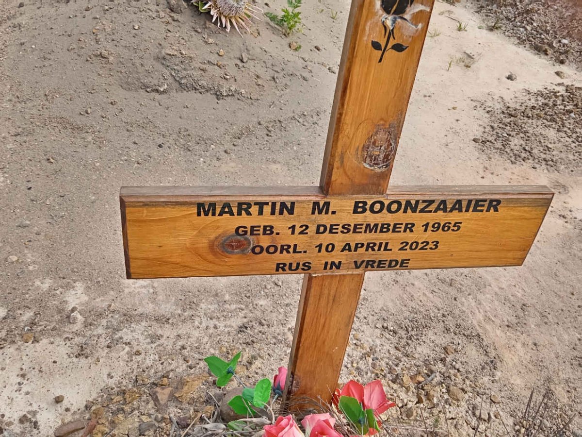 BOONZAAIER Martin M. 1965-2023