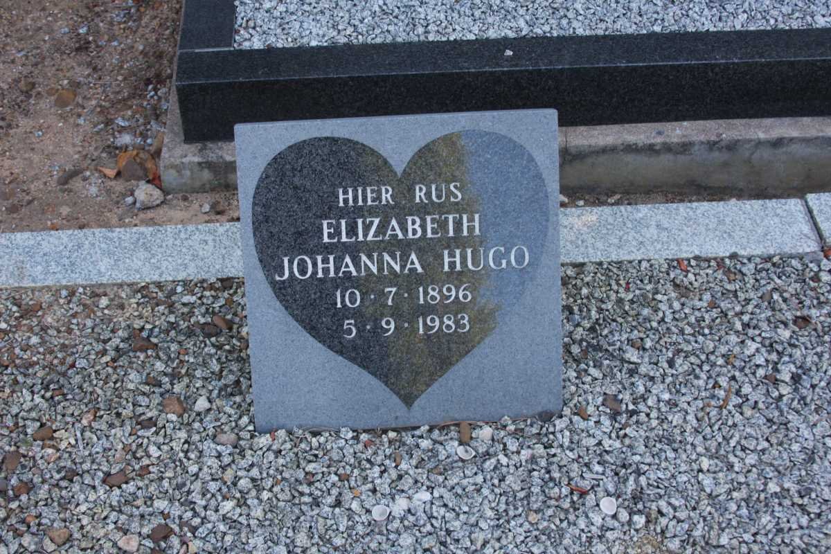 HUGO Elizabeth Johanna 1896-1983