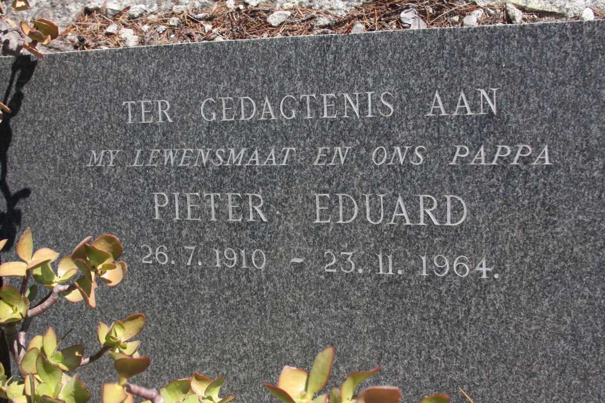 KRIEL Pieter Eduard 1910-1965