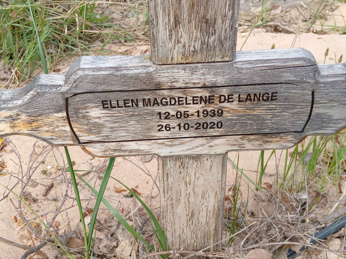 LANGE Ellen Magdelene, de 1939-2020