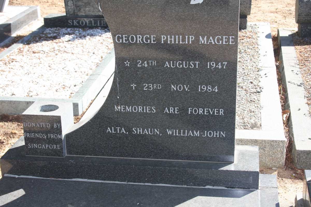 MAGEE George Philip 1947-1984