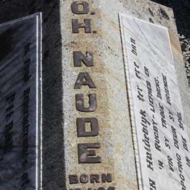 NAUDE P.O.H. 1895-1933 