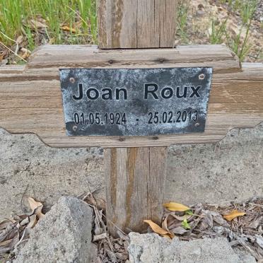 ROUX Joan 1924-2013
