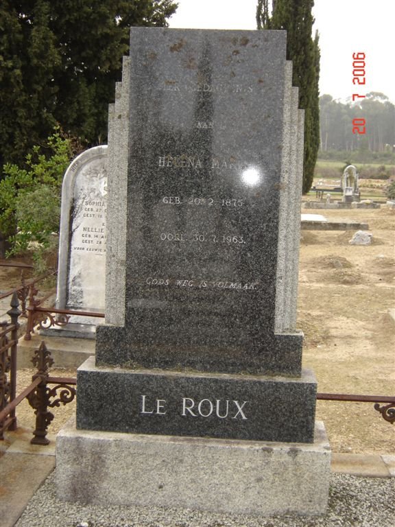 ROUX Helena Maria, le 1875-1963