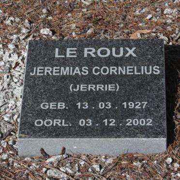 ROUX Jeremia Cornelius, le 1927-2002