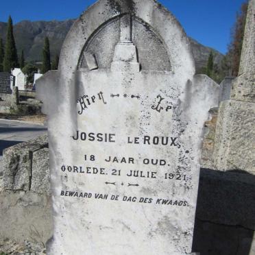 ROUX Jossie, le -1921