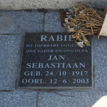 RABIE Jan Sebastiaan 1917-2003