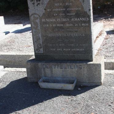 VILLIERS Hendrik Petrus Johannes, de 1896-1956 &amp; Helena Catharina DU TOIT 1898-1971 :: DE VILLIERS Hennie 1934-2008