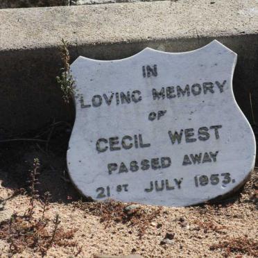 WEST Cecil -1953