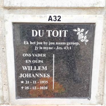 TOIT Willem Johannes, du 1935-2020